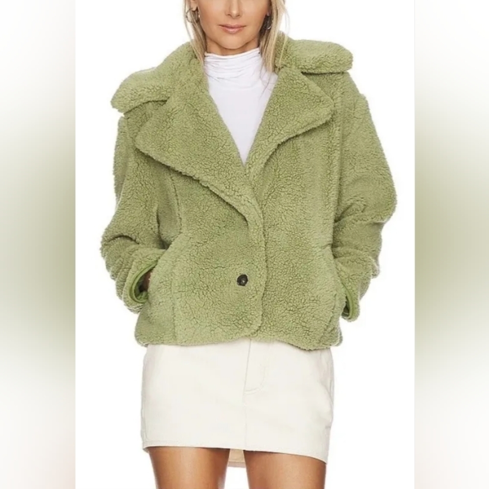 NWT Free People Joplin Cozy Teddy Jacket 🧸 $198 Medium - Picture 5 of 15